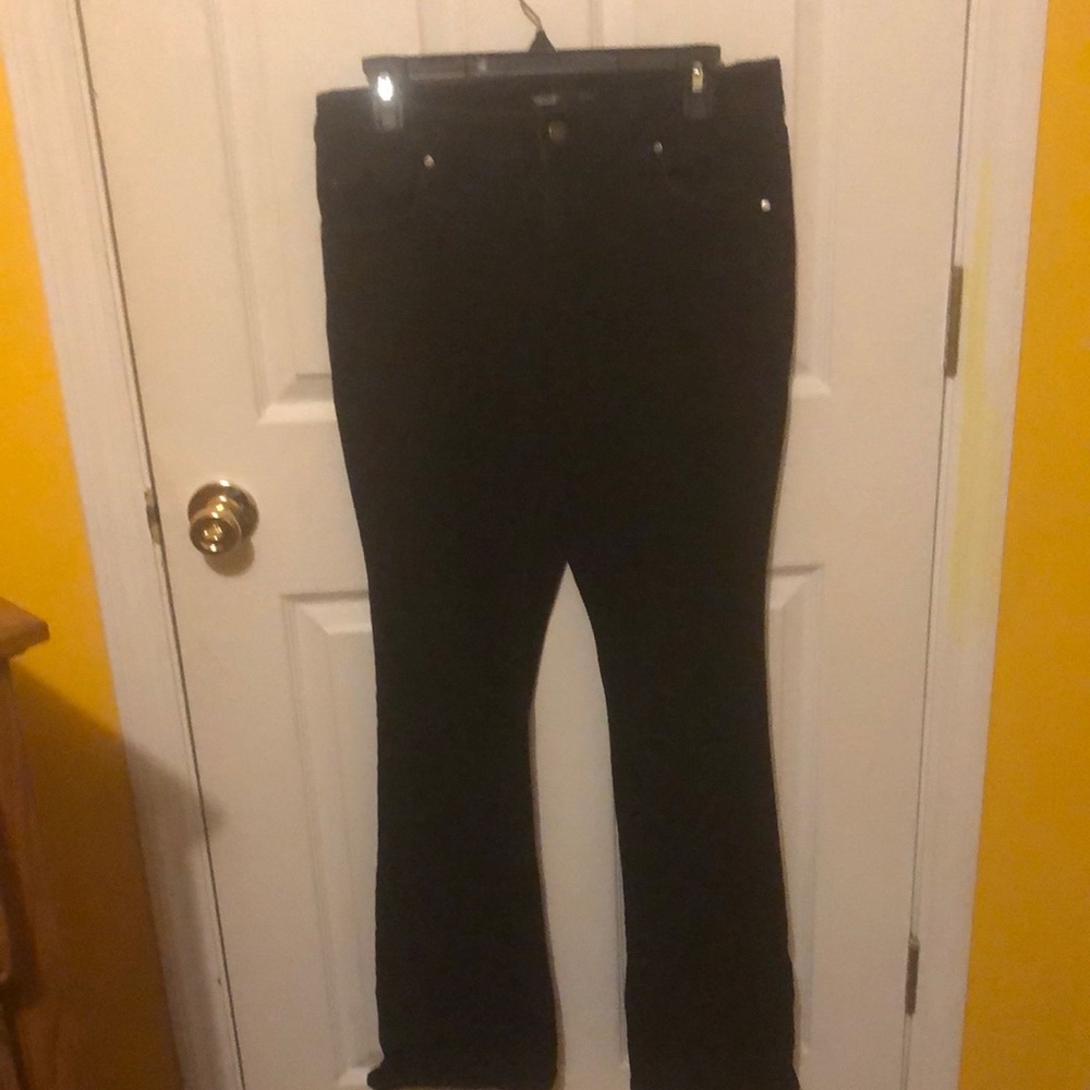 Black Simply Vera Verawang Bootcut Jeans Size 10